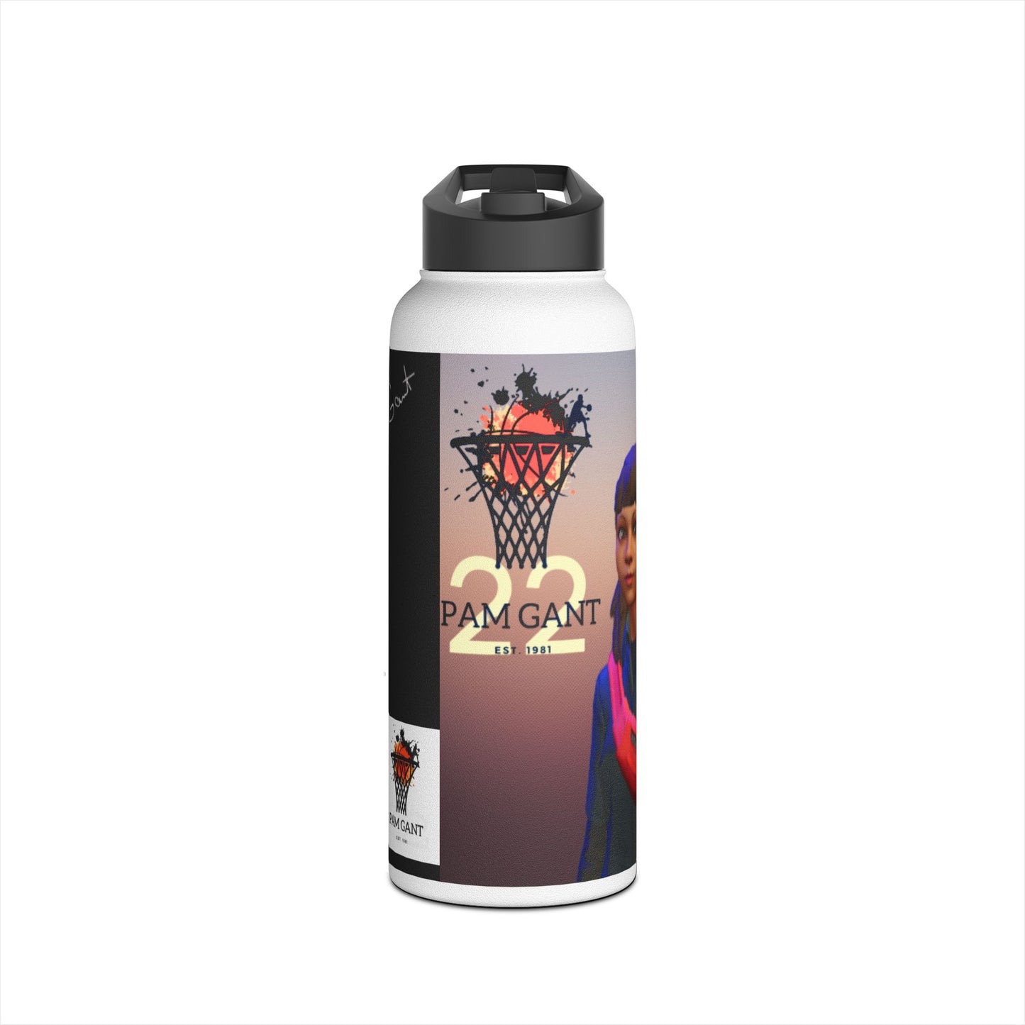 Stainless Steel Water Bottle, Standard Lid