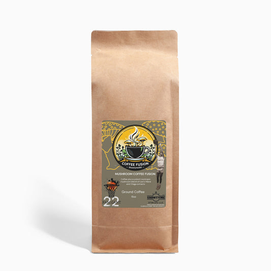 Mushroom Coffee Fusion - Showtyme360 -Lion’s Mane & Chaga 16oz