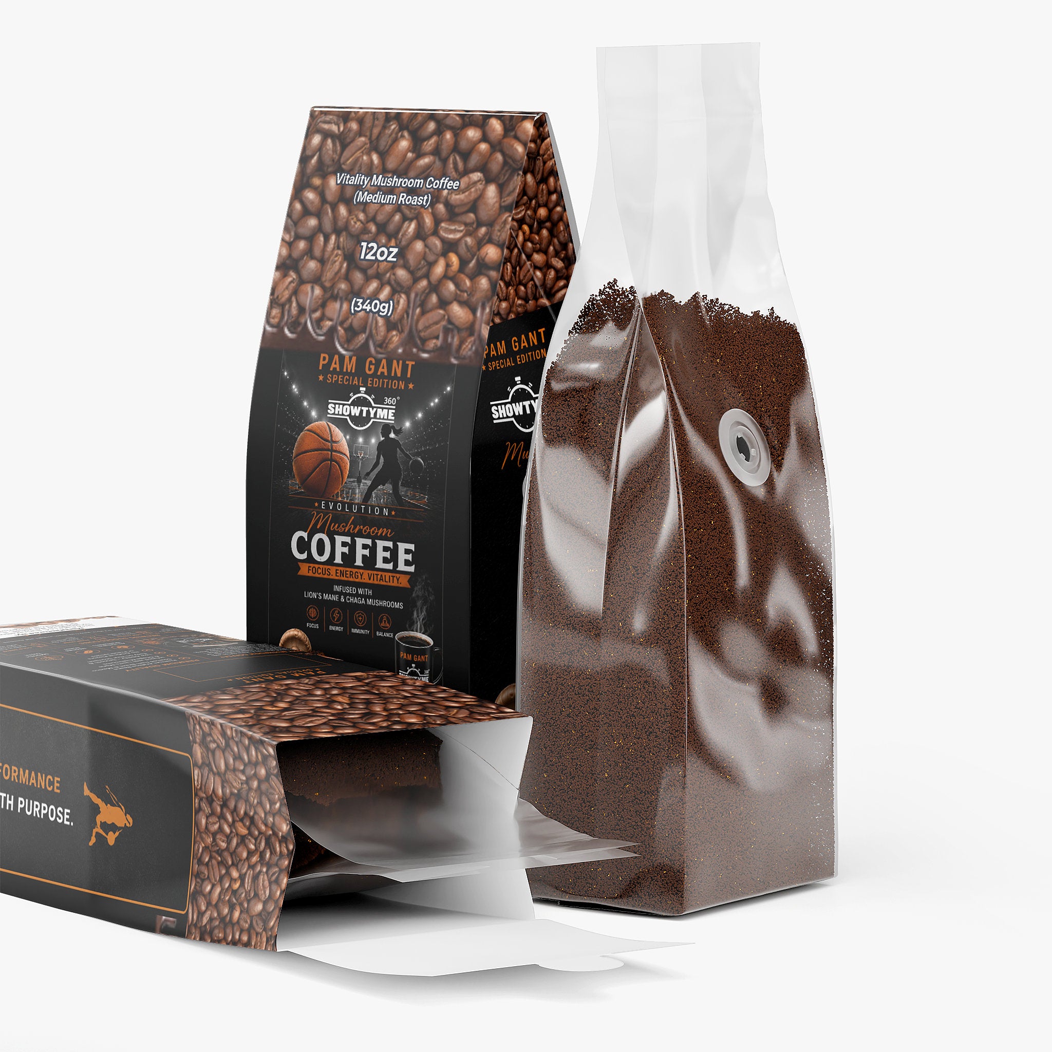 PAM GANT Mushroom Coffee (Energy Roast)